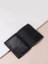 Letter Graphic Passport Case With Luggage Tag