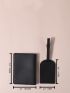 Letter Graphic Passport Case With Luggage Tag