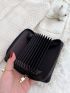 Crocodile Embossed Zip Around Card Holder