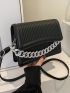 Chain Decor Flap Square Bag