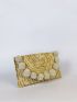 Pom Pom Decor Straw Bag