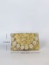 Pom Pom Decor Straw Bag