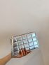 Metallic Embossed Clutch Bag