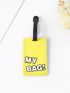 Letter Graphic Luggage Tag