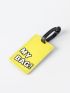 Letter Graphic Luggage Tag