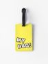 Letter Graphic Luggage Tag