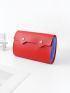 Snap Button Fold Over Card Holder