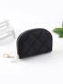 Quilted Zip Around Coin Purse
