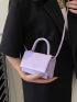 Mini Top Handle Flap Square Bag
