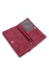 Snap Button Long Wallet With Wristlet