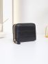 Crocodile Embossed Zip Around Card Holder