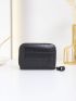 Crocodile Embossed Zip Around Card Holder