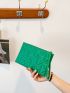 Metallic Quilted Clutch Bag