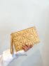 Metallic Quilted Clutch Bag