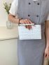 Metallic Quilted Clutch Bag