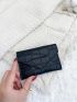 Crocodile Embossed Coin Purse