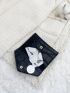 Crocodile Embossed Coin Purse