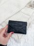 Crocodile Embossed Coin Purse
