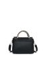 Metal Decor Double Handle Satchel Bag