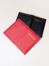 2pcs Couple Letter Graphic Passport Case
