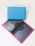2pcs Couple Letter Graphic Passport Case