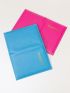 2pcs Couple Letter Graphic Passport Case