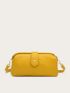 Minimalist Snap Button Bucket Bag