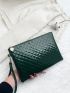 Quilted Pattern Clutch Bag