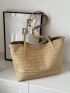 Minimalist Large Capacity Straw Bag