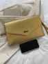 Minimalist Snap Button Square Bag