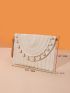 Bead Tassel Decor Straw Bag