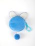 Letter Graphic Cartoon Ear & Pom Pom Decor Coin Purse