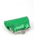 Sequins Decor Kiss Lock Coin Case