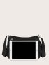 Letter Graphic Crossbody Bag