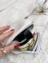 Textured Double Zipper Coin Purse