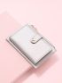 Metallic Button Decor Card Holder