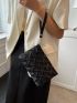 Braided Design Square Bag