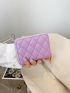 Minimalist Quilted Small Wallet