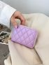 Minimalist Quilted Small Wallet