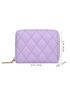 Minimalist Quilted Small Wallet