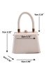 Mini Metal Lock Top Handle Box Bag