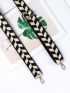Geometric Pattern Bag Strap