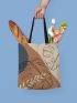 Leaf Graphic Shopper Bag