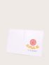 X Moody Molly Designs Cartoon & Letter Graphic Passport Case