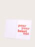 X POSSE Letter Graphic Passport Case