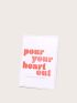 X POSSE Letter Graphic Passport Case