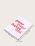 X POSSE Letter Graphic Passport Case