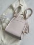 Quilted Detail Classic Backpack