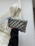 Metallic Ruched Bag