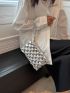 Metallic Ruched Bag